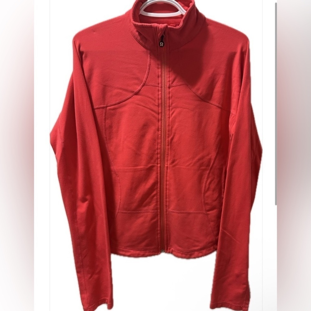 Lululemon Shape Jacket Size 12 in Dark Warm Coral